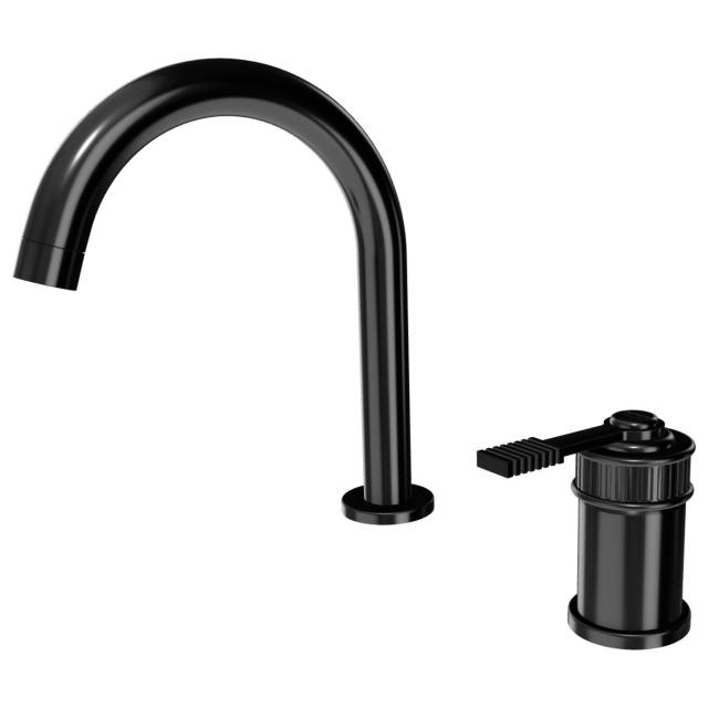 Смеситель для раковины Remer Atelier AL57CFP, черный брашированный хром