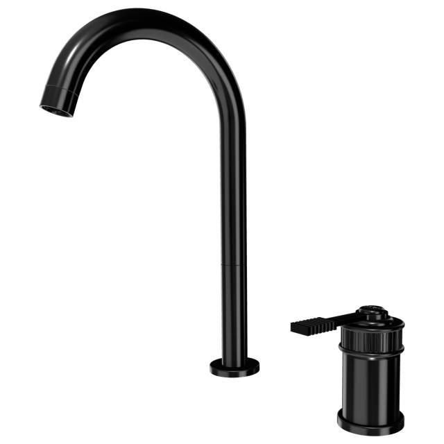 Смеситель для раковины Remer Atelier AL57LCFP, черный брашированный хром