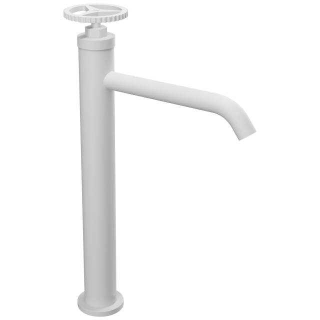 Смеситель для раковины Remer Chrono CH11LXLBO, белый матовый