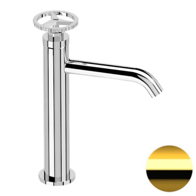 Смеситель для раковины Remer Chrono CH12ADO, золото глянцевое