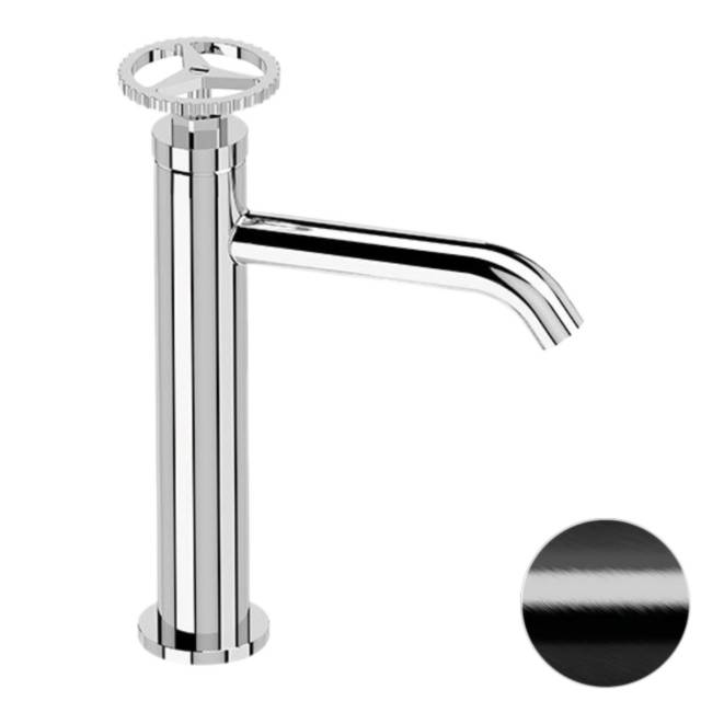 Смеситель для раковины Remer Chrono CH12ACFP, черный брашированный хром