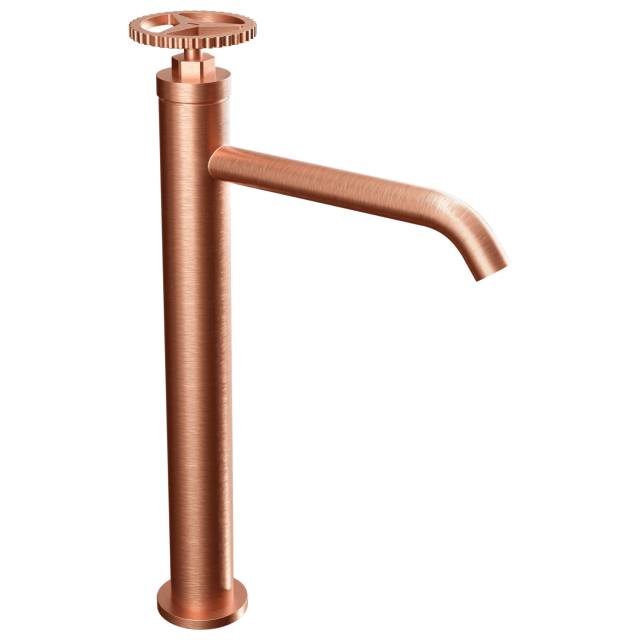 Смеситель для раковины Remer Chrono CH11LXLRP, медь брашированная