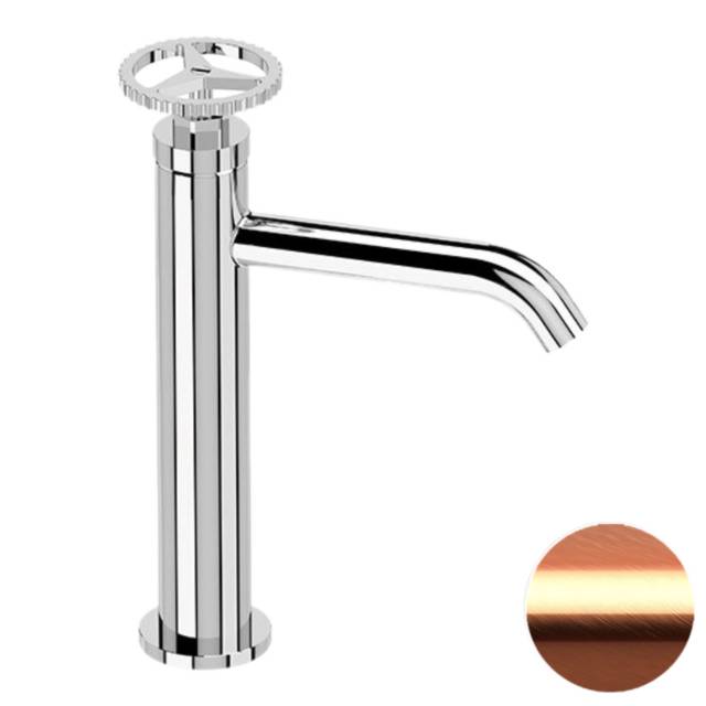 Смеситель для раковины Remer Chrono CH12ARP, медь брашированная