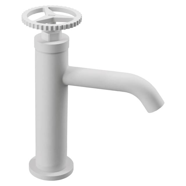 Смеситель для раковины Remer Chrono CH12BO, белый матовый