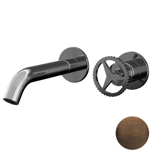 Смеситель для раковины Remer Chrono CH15PWBBR, бронза масляная