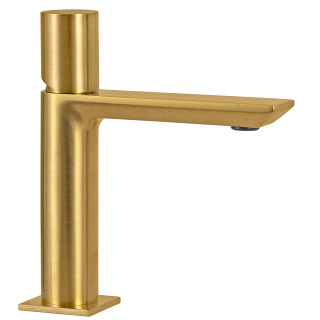 Смеситель для раковины Remer Edge EG512BG, золото брашированное