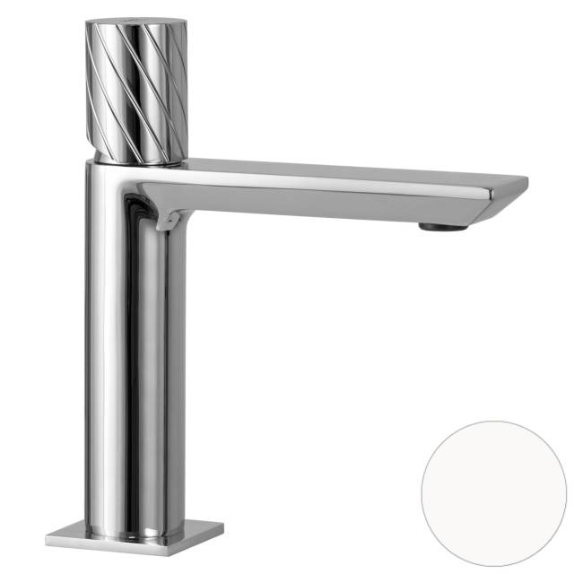 Смеситель для раковины Remer Edge EG710BO, белый матовый