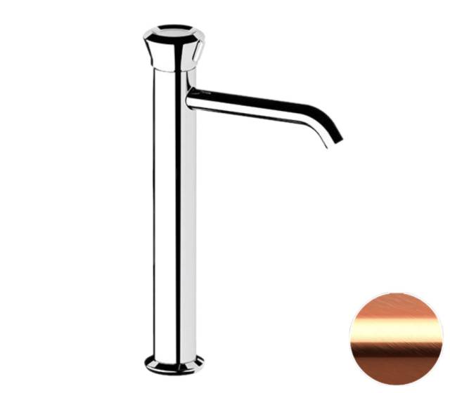 Смеситель для раковины Remer Element ET11LXLRP, медь брашированная