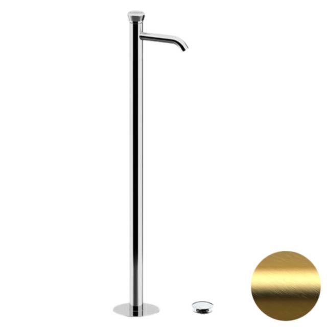 Смеситель для раковины Remer Element ET18BG, золото брашированное