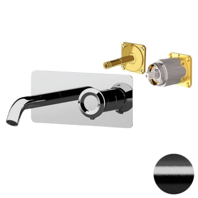 Смеситель для раковины Remer Element ET15KBCFP, черный брашированный хром