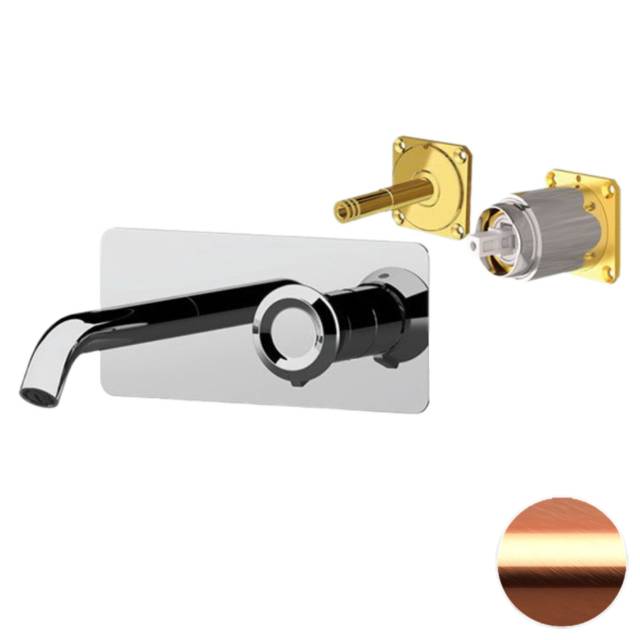 Смеситель для раковины Remer Element ET15KBRP, медь брашированная