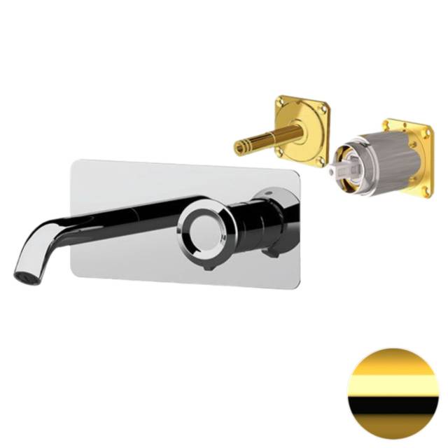 Смеситель для раковины Remer Element ET15KBDO, золото глянцевое