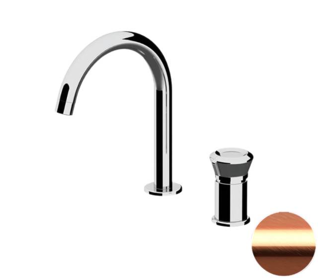 Смеситель для раковины Remer Element ET57RP, медь брашированная