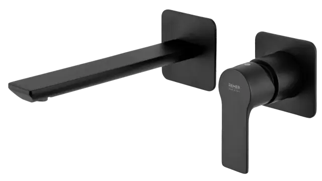Смеситель для раковины Remer Energy EY15PLNO, черный матовый