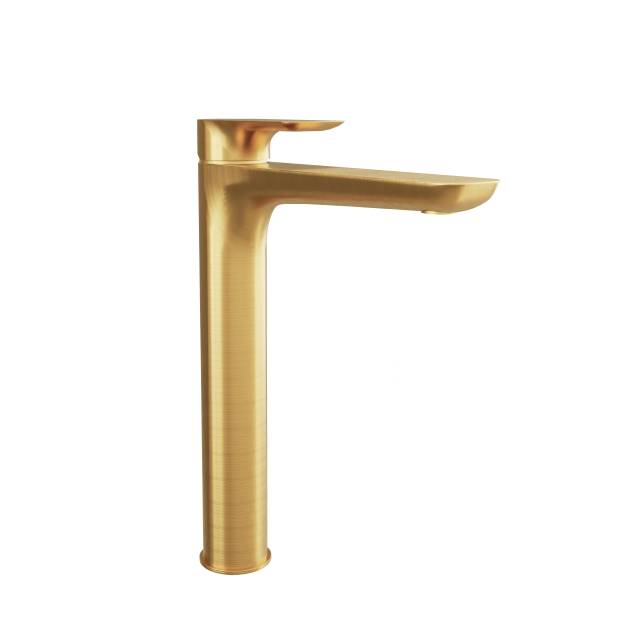 Смеситель для раковины Remer Infinity I11LBG, золото брашированное