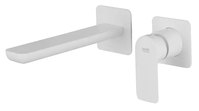 Смеситель для раковины Remer Infinity I15PLBO, белый матовый