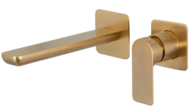 Смеситель для раковины Remer Infinity I15PLBG, золото брашированное