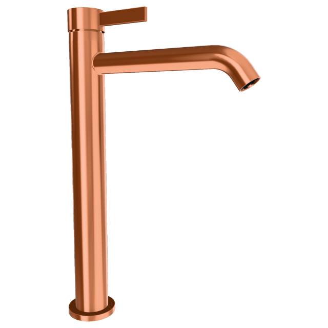 Смеситель для раковины Remer Metrica MC11LXLRP, медь брашированная