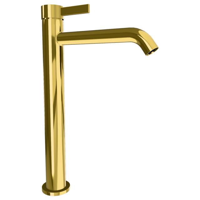 Смеситель для раковины Remer Metrica MC11LXLDO, золото глянцевое