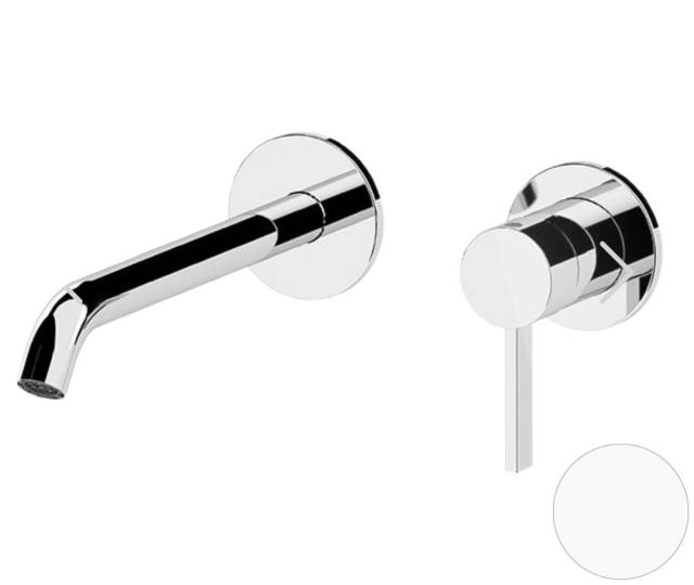 Смеситель для раковины Remer Metrica MC15PBO, белый матовый