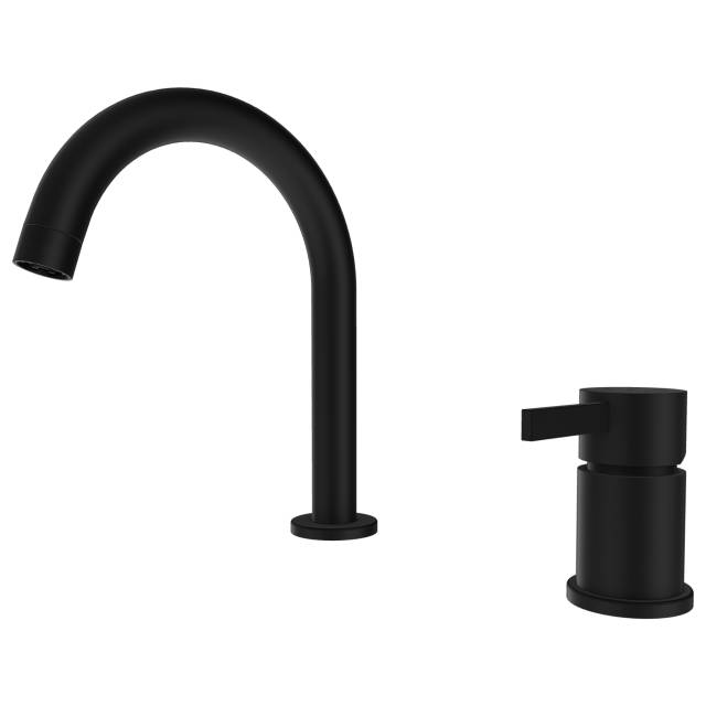 Смеситель для раковины Remer Metrica MC57NO, черный матовый