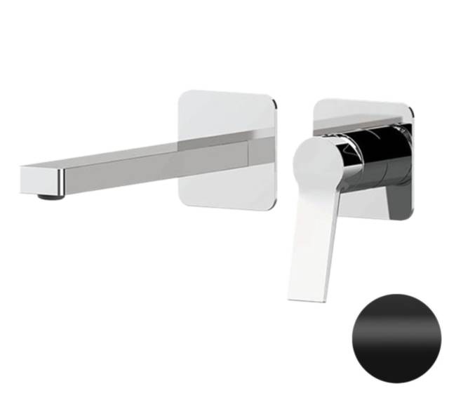 Смеситель для раковины Remer Slash SL15PLNO, черный матовый