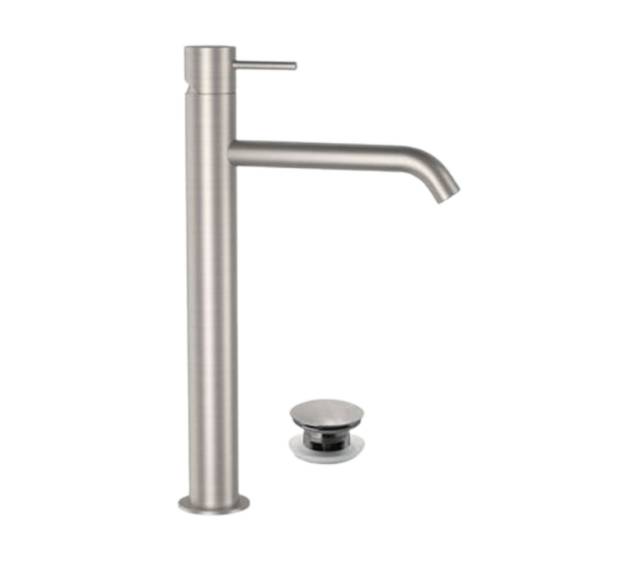 Смеситель для раковины Remer X Style INOX SSX10LXLB, нержавеющая сталь