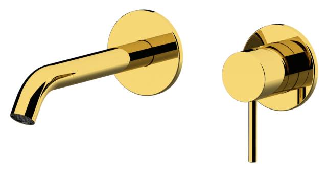 Смеситель для раковины Remer X Style X15PWBDO, золото глянцевое