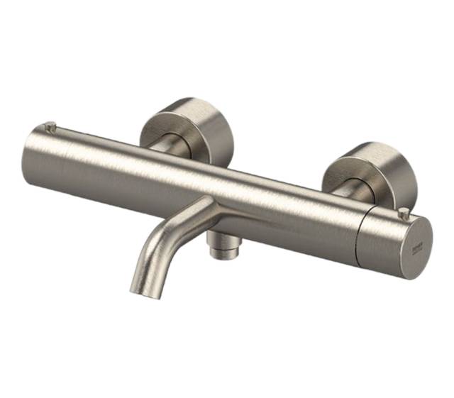 Смеситель термостатический для ванны Remer X Style INOX SSXT05, нержавеющая сталь