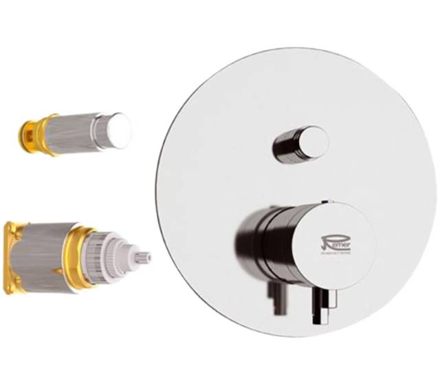 Смеситель термостатический для душа Remer Elegance NT09KB