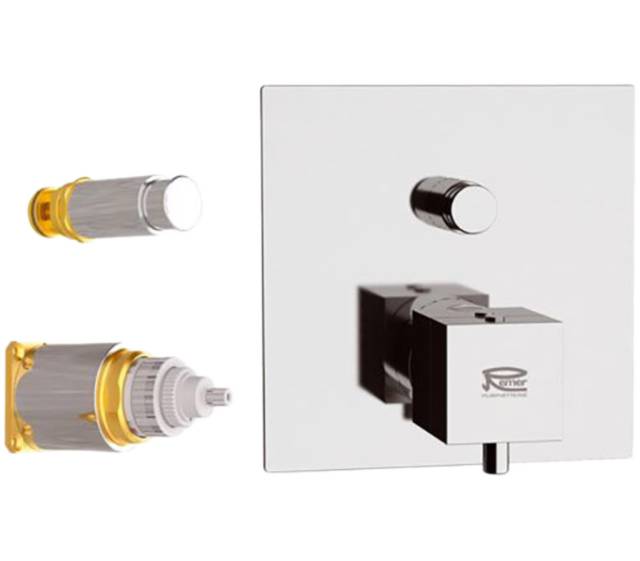 Смеситель термостатический для душа Remer Q-Elegance QT09KB