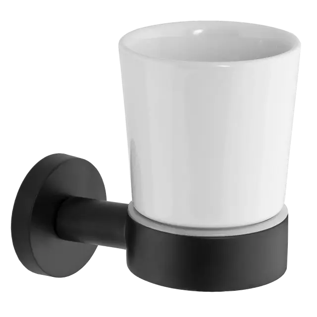 Стакан Remer Guest GS15NO, черный матовый