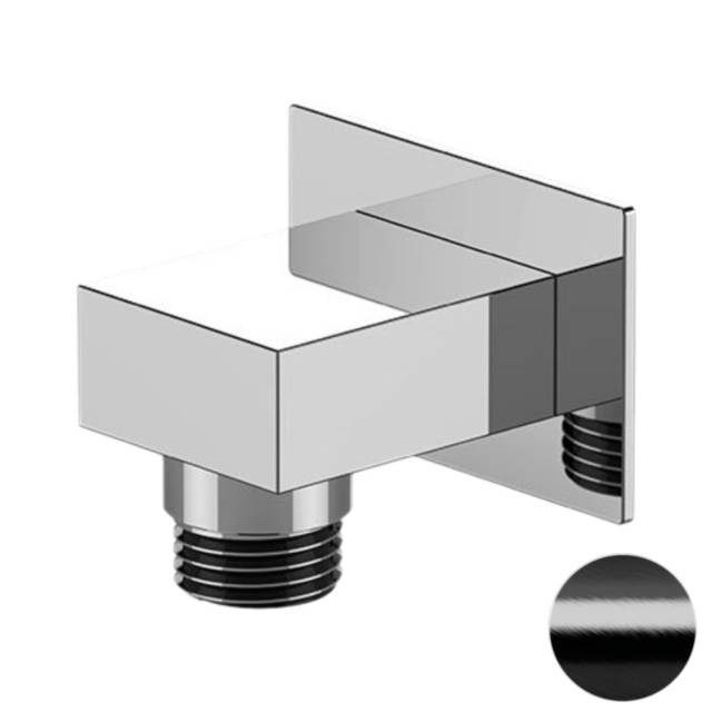 Шланговое подключение для душа Remer 309WCFP, черный брашированный хром