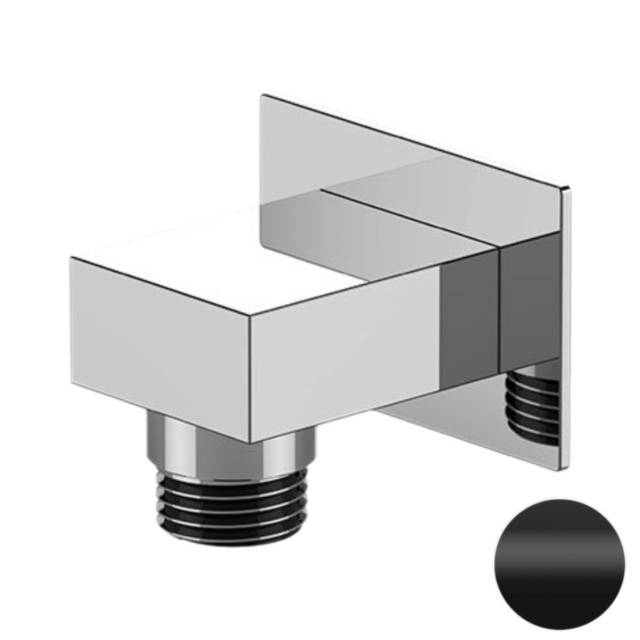 Шланговое подключение для душа Remer 309WNO, черный матовый