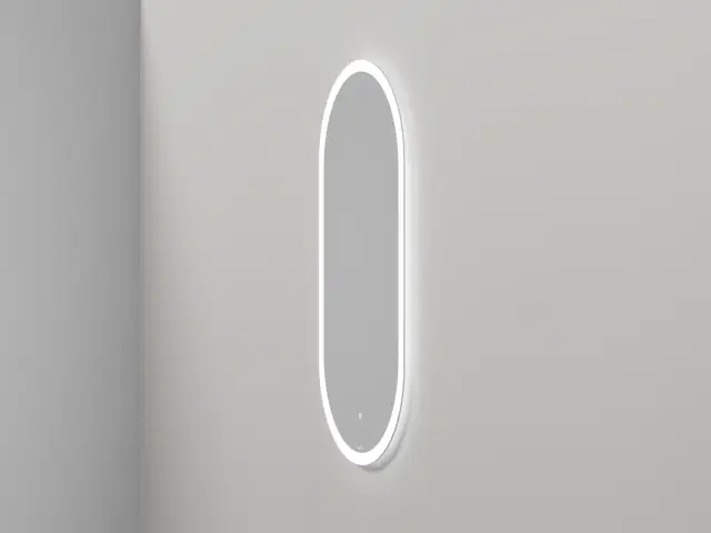 Зеркало для ванной ARMONIA прямоугольное с двойной LED подсветкой 450*900*25 mm