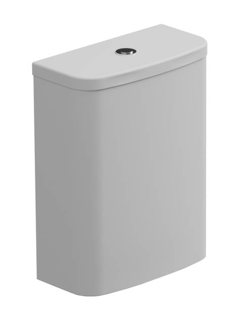 Бачок для напольного унитаза с механизмом смыва GSG Ceramic Design Like LKCIMBL001 + ACS82, белый матовый