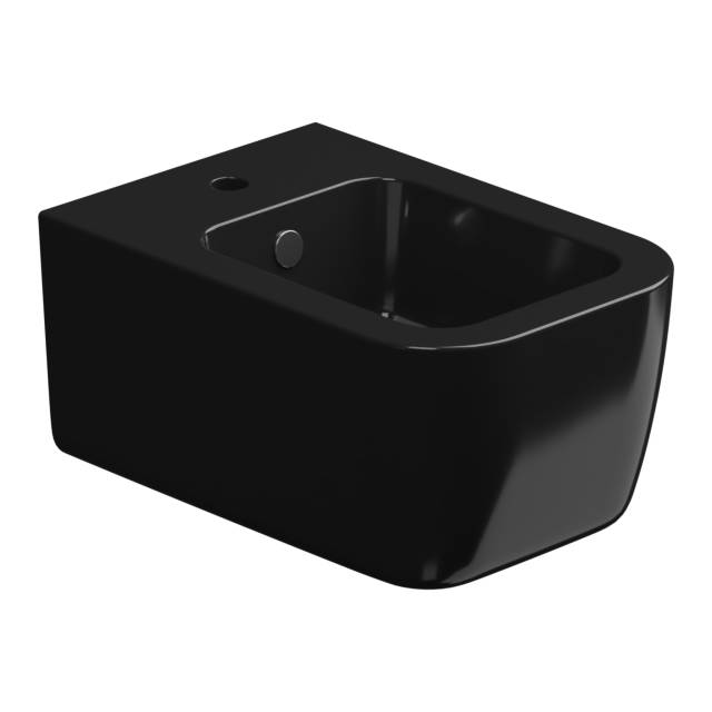 Биде подвесное GSG Ceramic Design Brio BRBISO002, черный глянцевый