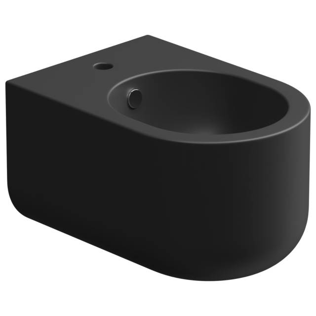 Биде подвесное GSG Ceramic Design Petra PEBISO003, черный матовый