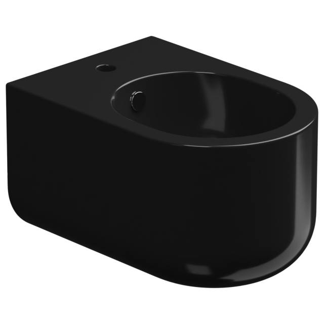 Биде подвесное GSG Ceramic Design Petra PEBISO002, черный глянцевый
