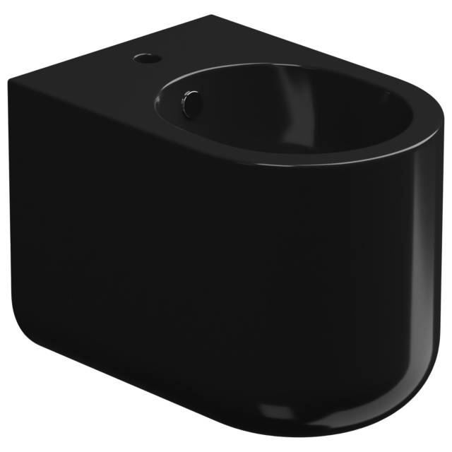 Биде приставное GSG Ceramic Design Petra PEBI01002, черный глянцевый