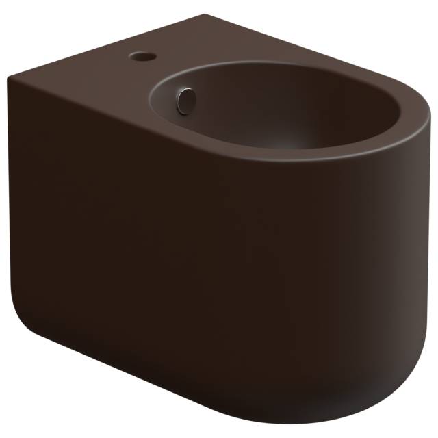 Биде приставное GSG Ceramic Design Petra PEBI01035, Cacao Matt