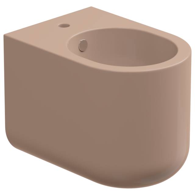 Биде приставное GSG Ceramic Design Petra PEBI01039, Rosa Glossy