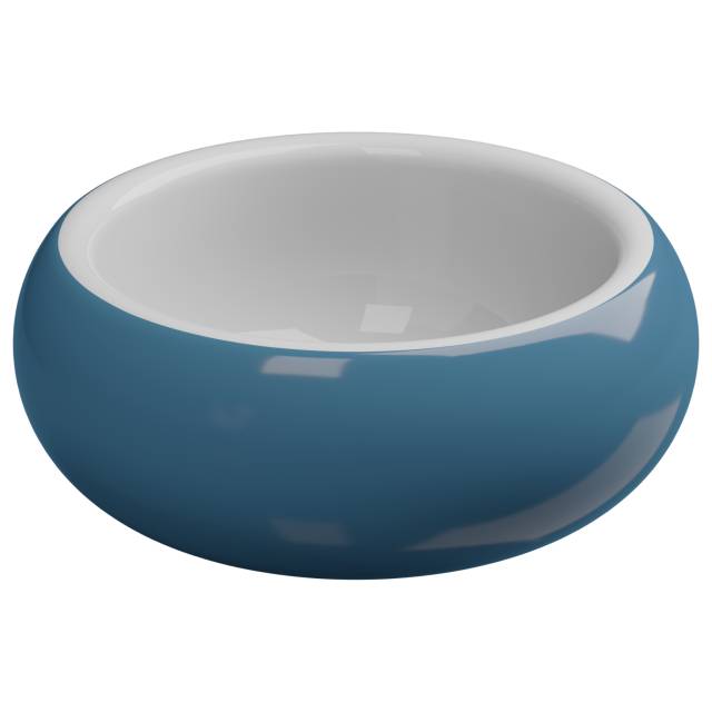 Ванна отдельностоящая 150 см GSG Ceramic Design Petra VAPE040, Denim Glossy