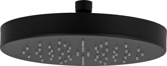 Верхний душ с шарнирным соединением 22 см Daniel A578H3CM2215, черный матовый