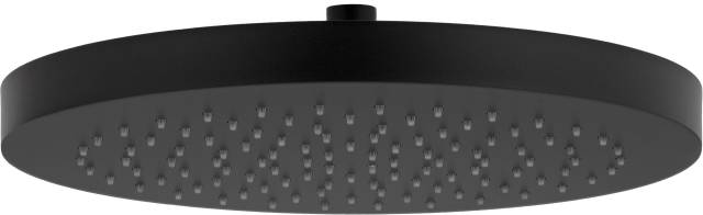 Верхний душ с шарнирным соединением 32 см Daniel A578H3CM3215, черный матовый