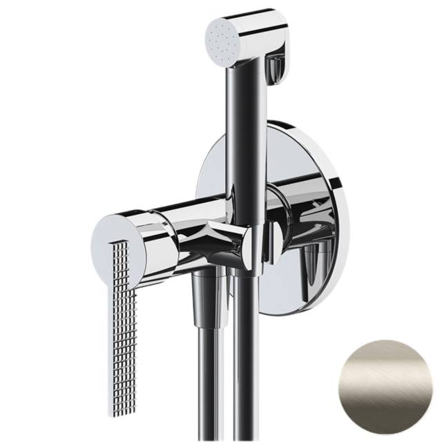 Гигиенический душ со смесителем Daniel Club ANC645BP4DCXV, сталь