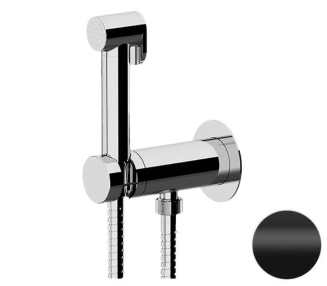 Гигиенический душ со смесителем Daniel Tokyo TX647P4DC15, чёрный матовый