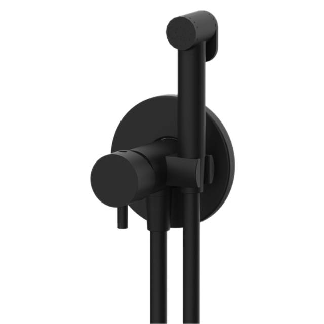Гигиенический душ со смесителем Daniel Tokyo TK645C254DC15, чёрный матовый