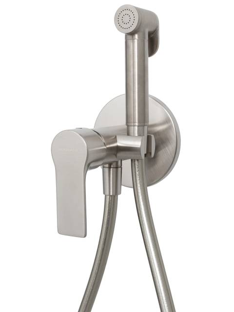 Гигиенический душ со смесителем Mariani Kali B16185KLW, нержавеющая сталь