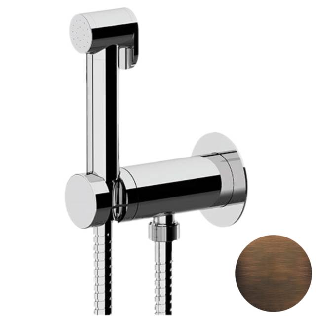 Гигиенический душ со смесителем Remer X Style X61PWBR, бронза масляная